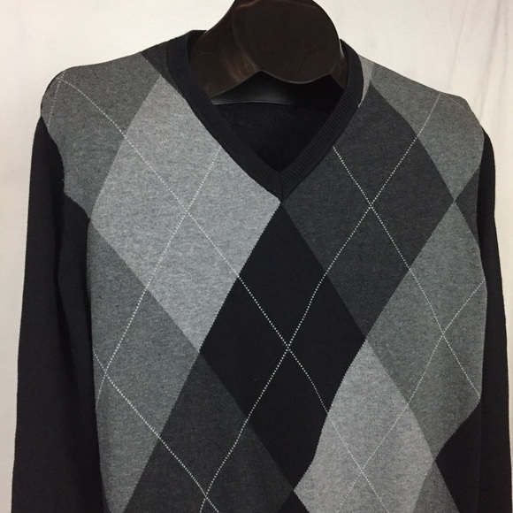 ARGYLE Light Cotton Sweater by Claiborne - Picture 4 of 6